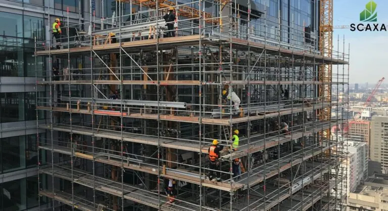 Scaffolding for Aluminium Glass Contracting UAE