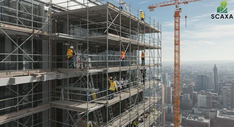 Scaffolding for Aluminium Glass Contracting UAE