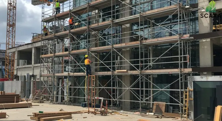 Scaffolding for Aluminium Glass Contracting UAE
