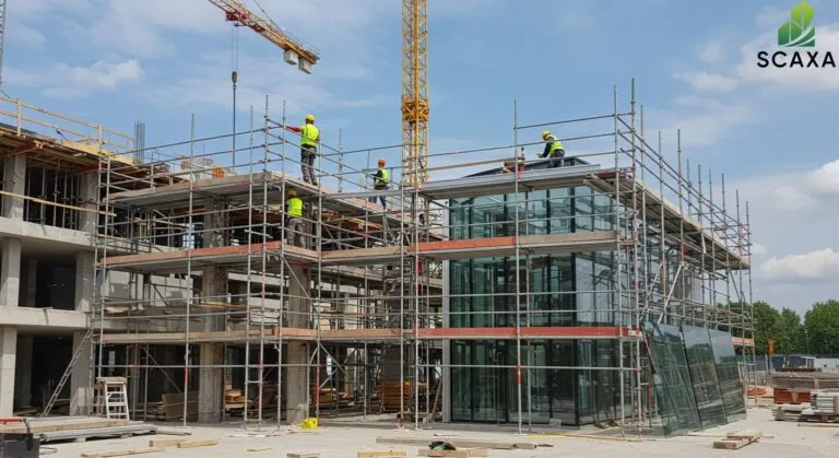 Scaffolding for Aluminium Glass Contracting UAE