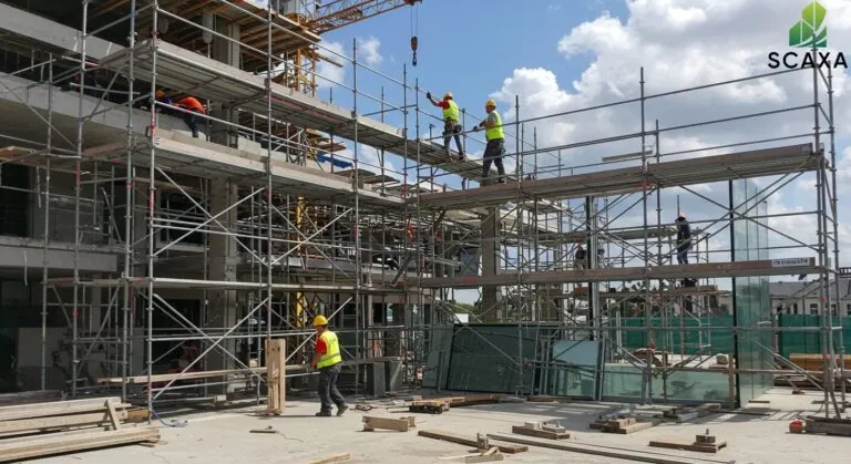 Scaffolding for Aluminium Glass Contracting UAE