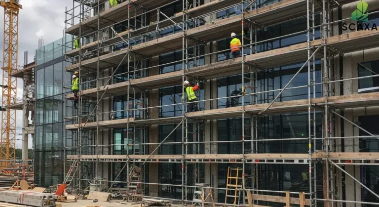 Scaffolding for Aluminium Glass Contracting UAE