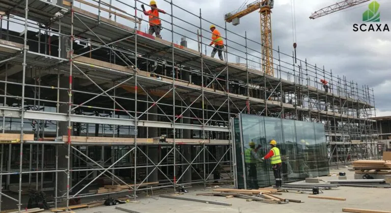 Scaffolding for Aluminium Glass Contracting UAE