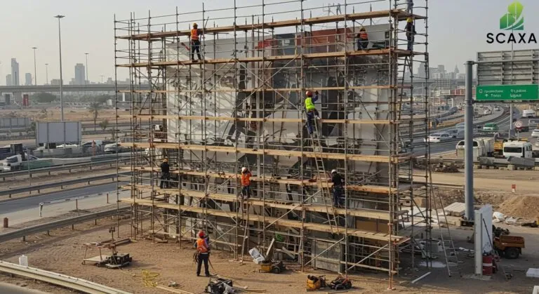 Scaffolding for Signboards