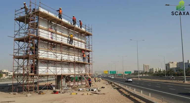Scaffolding for Signboards