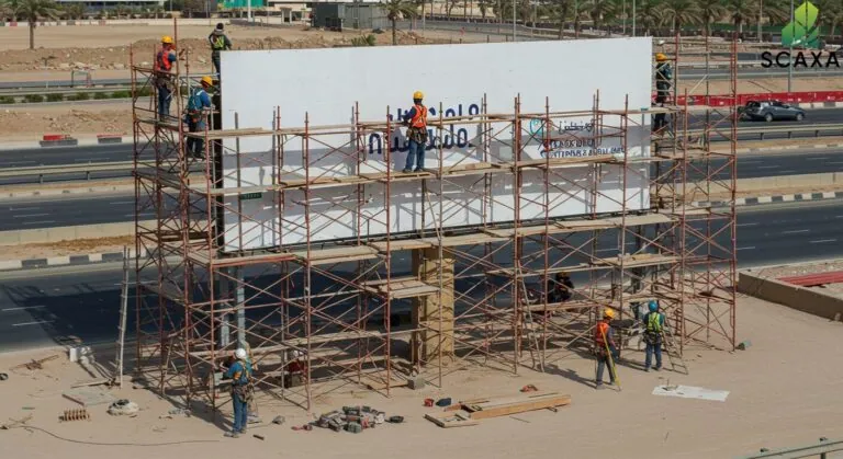 Scaffolding for Signboards