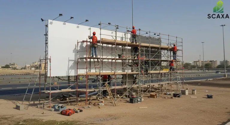 Scaffolding for Signboards