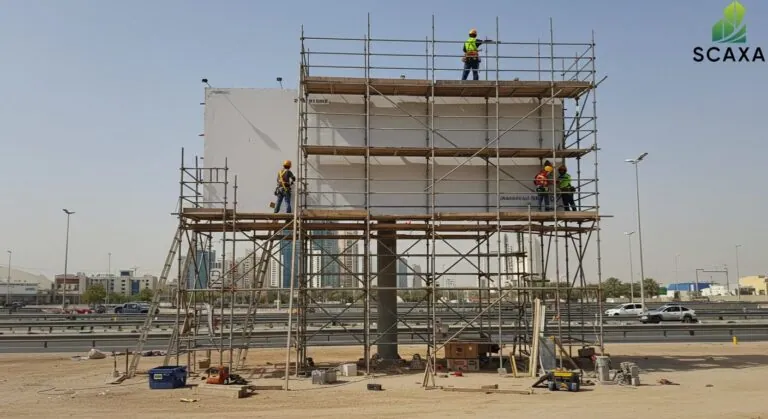 Scaffolding for Signboards