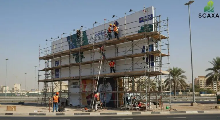Scaffolding for Signboards