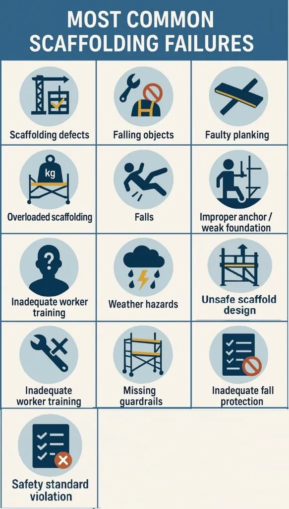 Most Common Scaffolding Failures