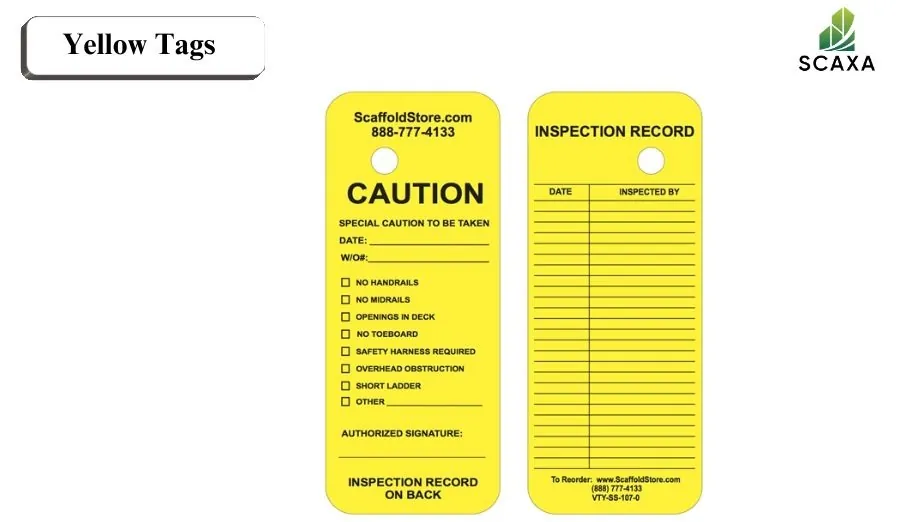 Yellow Tags
