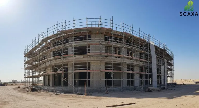 SCAXA scaffolding rental project in the UAE