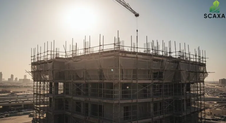 SCAXA scaffolding rental project in the UAE