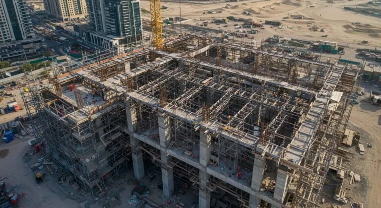 SCAXA scaffolding service project in the UAE