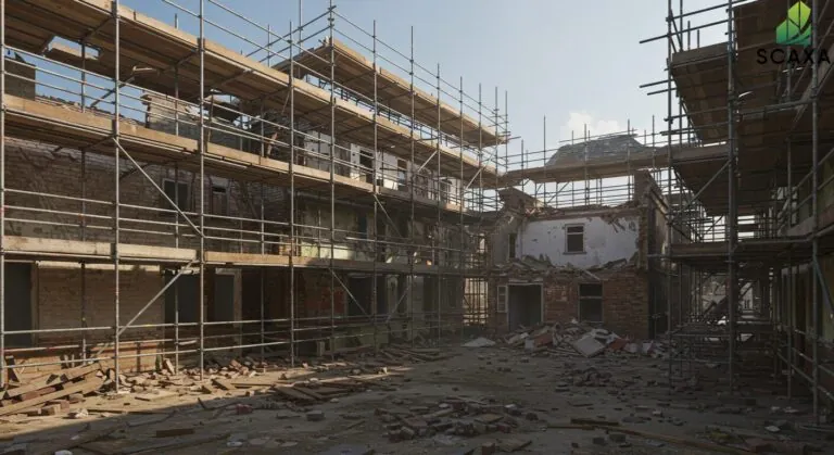 Scaffolding for Demolation Work UAE
