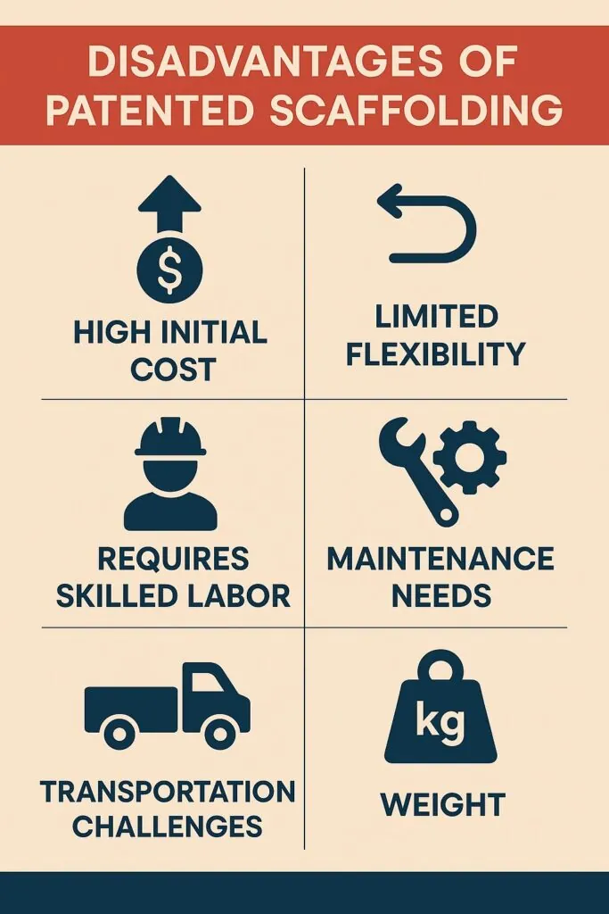 Disadvantages of Patented Scaffolding