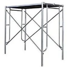 Double steel scaffolding