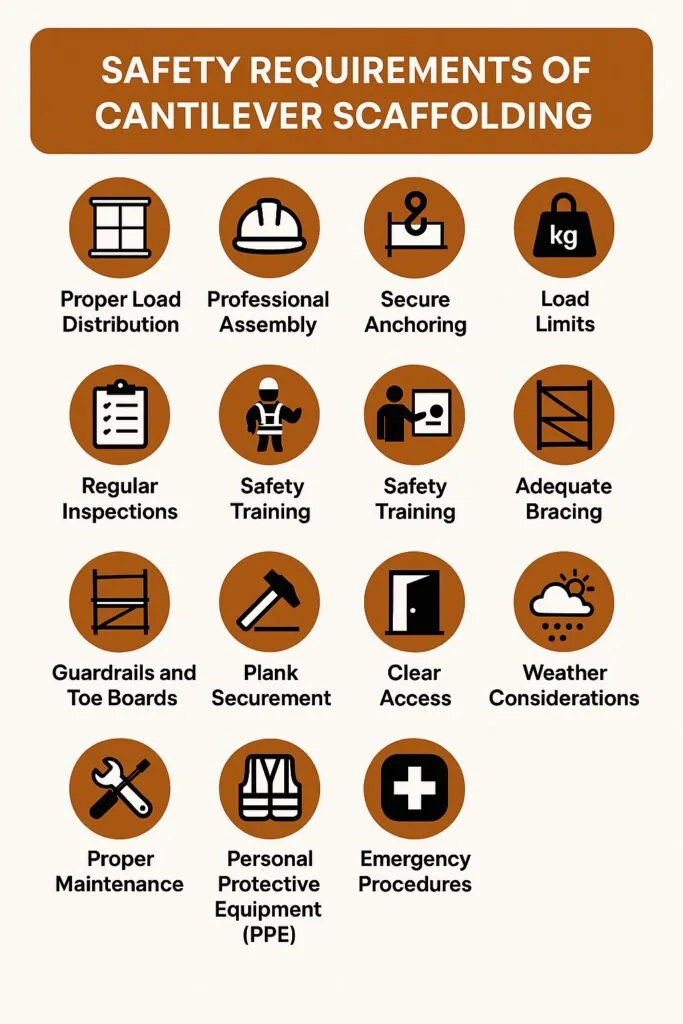 Safety Requirements of Cantilever Scaffolding