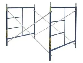 Single steel scaffolding