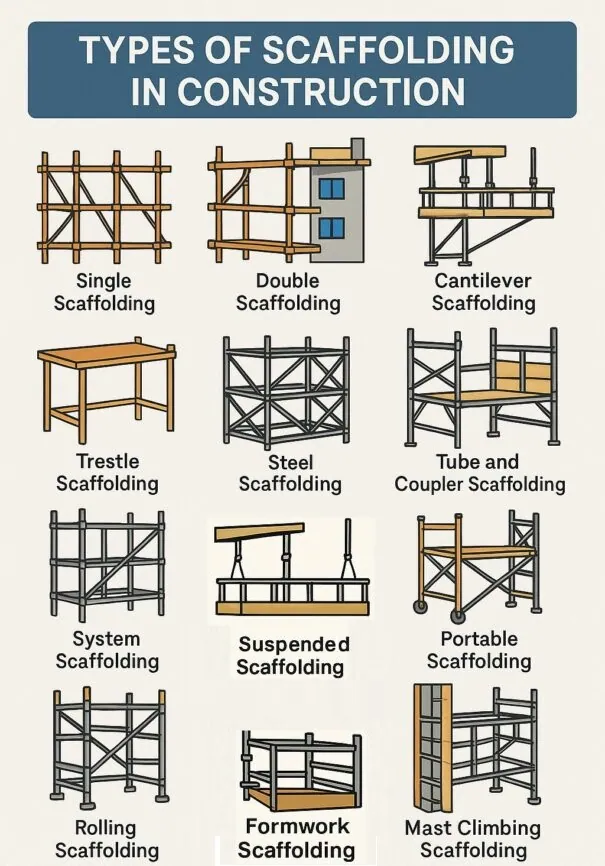Types of Scaffolding in Construction