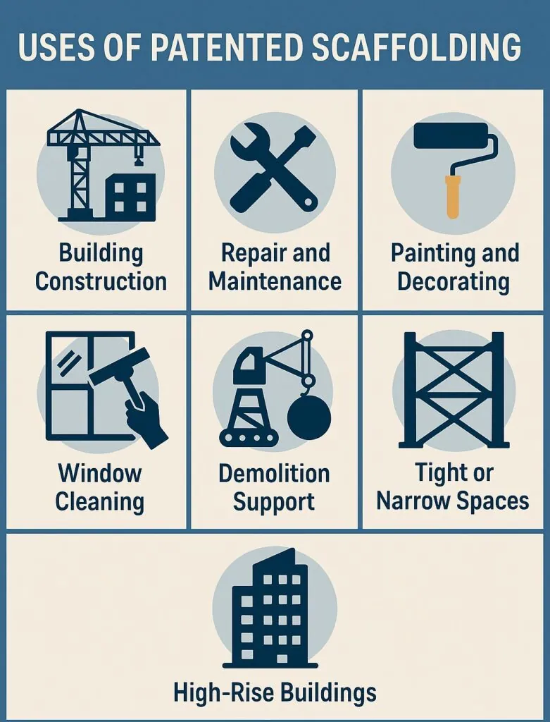 Uses of Patented Scaffolding