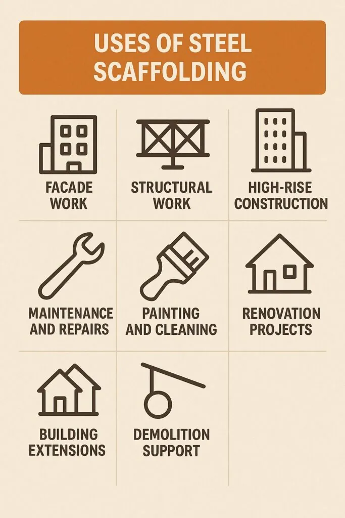Uses of Steel Scaffolding