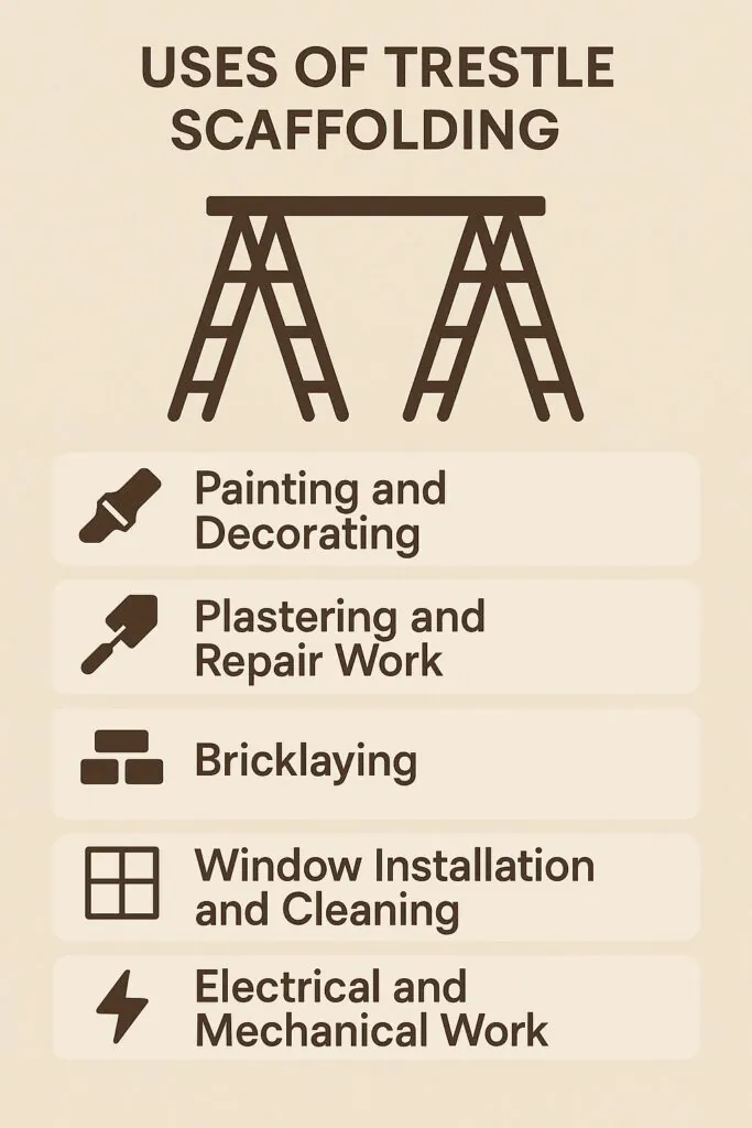 Uses of Trestle Scaffolding