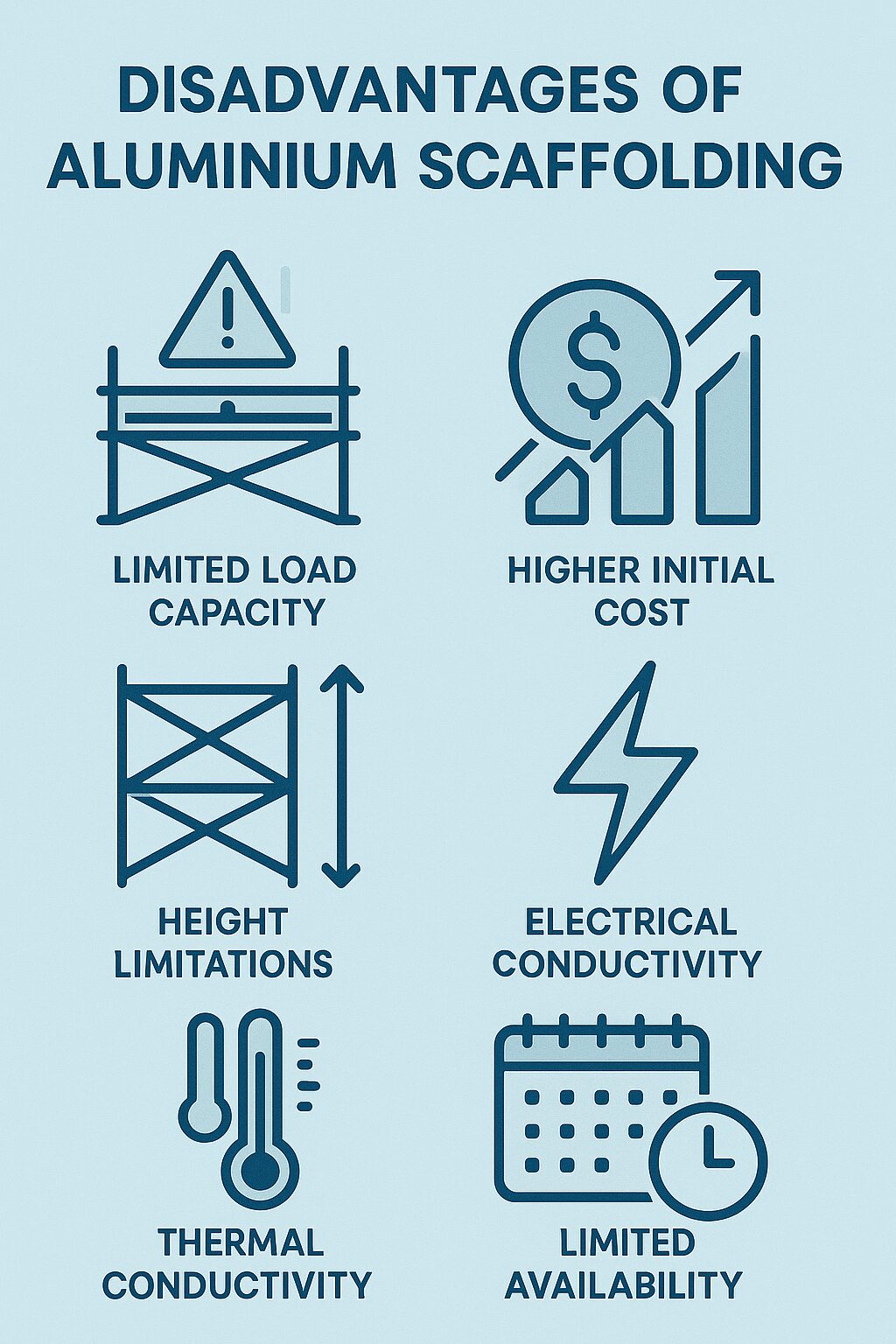 Disadvantages of Aluminium Scaffolding