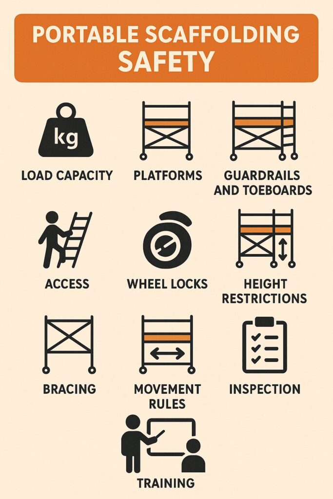 Safety requirements of Portable Scaffolding