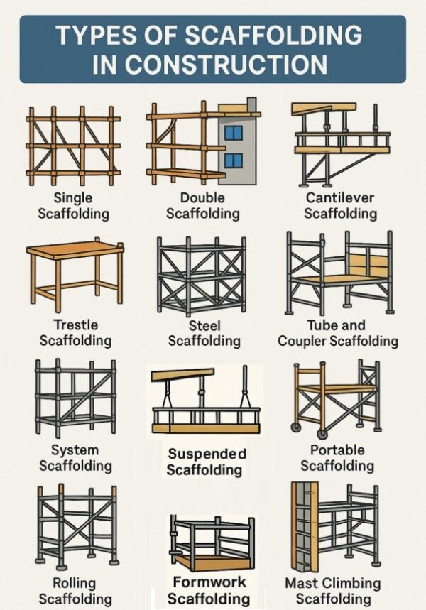 13 Types of Scaffolding in Construction - SCAXA