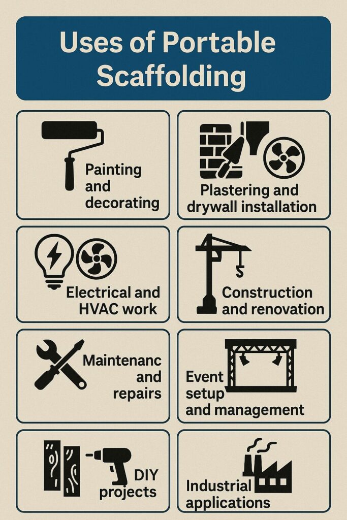 Uses of Portable Scaffolding
